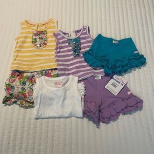 Ruffle Butts Shirts/Shorts Bundle